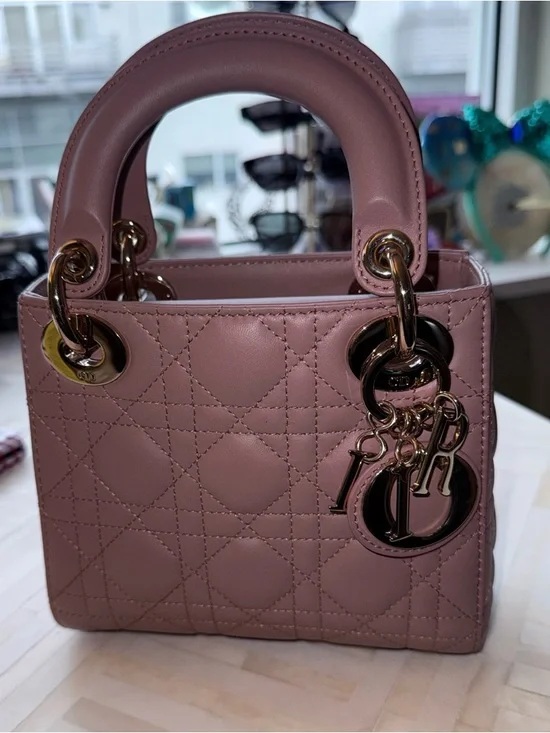 Mini Lady Dior Blush Cannage - Picture 2 of 9